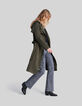 Trench caqui Lyocell® capucha mujer-8
