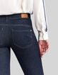 Jean SLIM taille basse brut femme-5