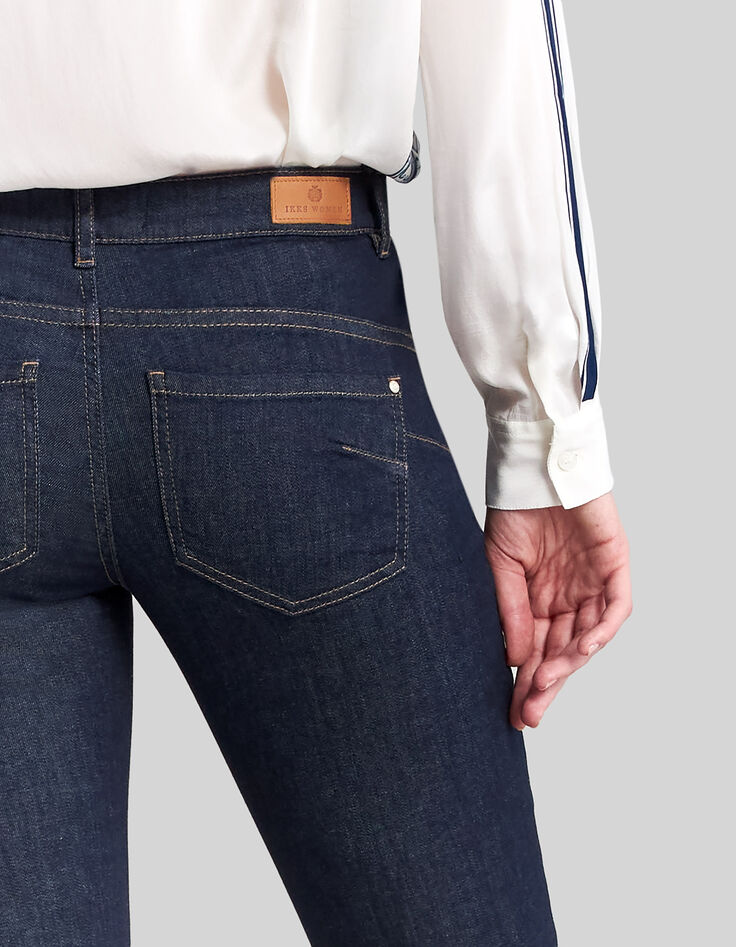 Jean SLIM taille basse brut femme-5