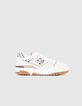 Baskets blanches NEW BALANCE 550 Femme-1