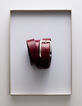 Women’s burgundy patent leather belt-4