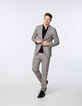Men’s moka Prince of Wales check suit jacket-6