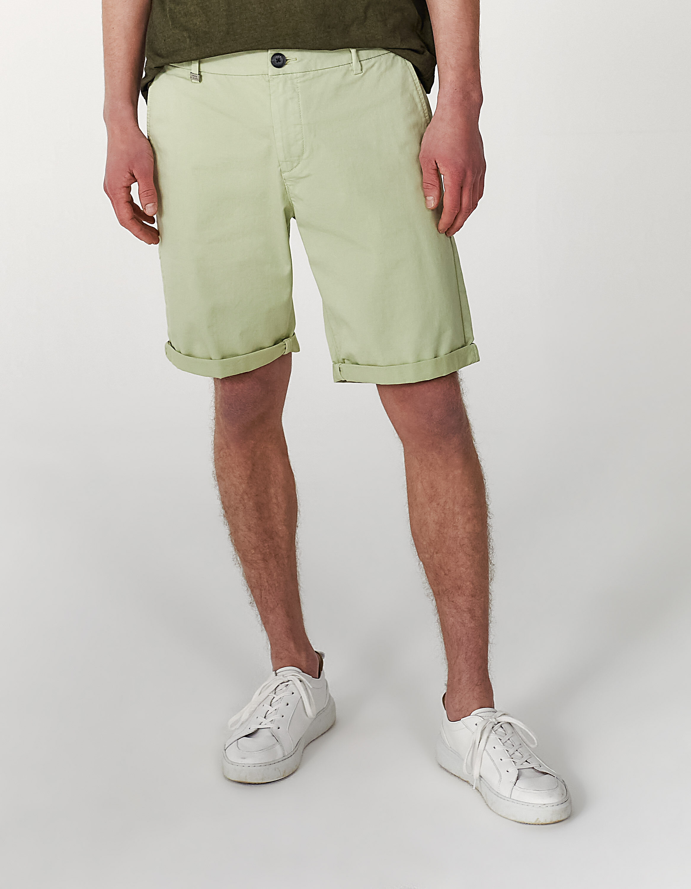 Mens tapered chino shorts hot sale