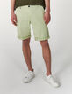 Bermuda chino TAPERED céladon Homme-3