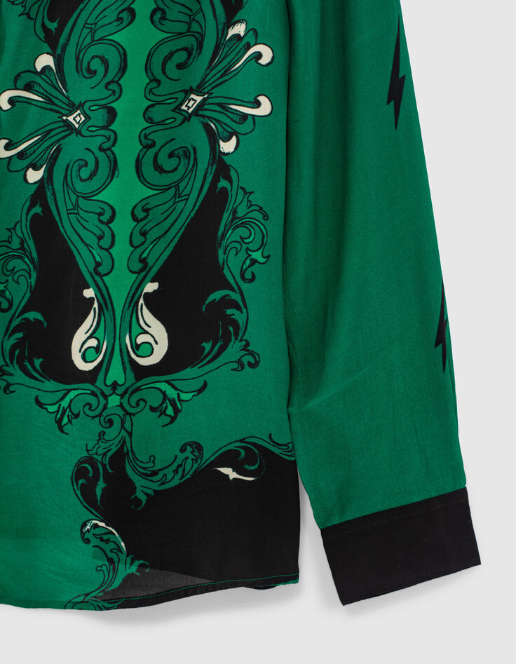 Camisa viscosa estampado mujer-3