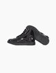 Girls' black ankle boots-5