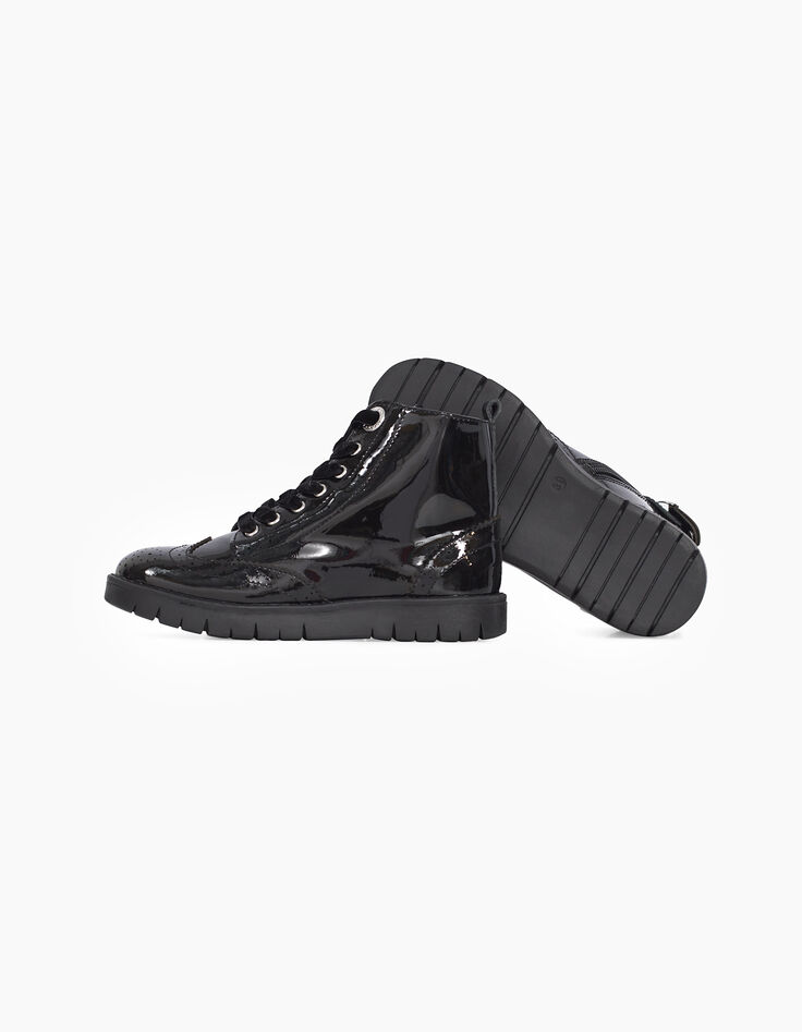 Girls' black ankle boots-5