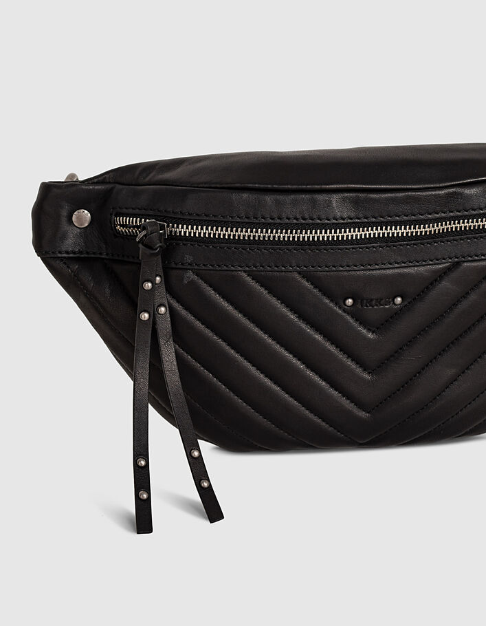 Women’s 1440 BELT POCKET quilted leather waist bag - IKKS