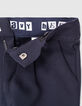 Navy tricot chinobroek jongens -7