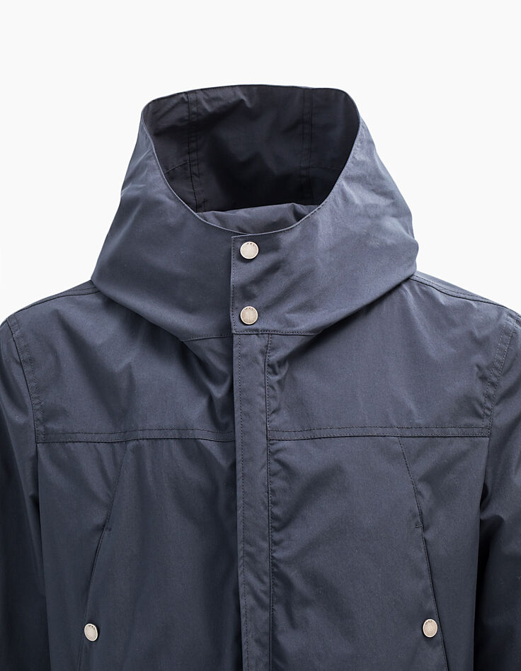Parka marine à capuche Homme-2