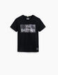 Boys’ black I'm Batman sequin Batman T-shirt-2