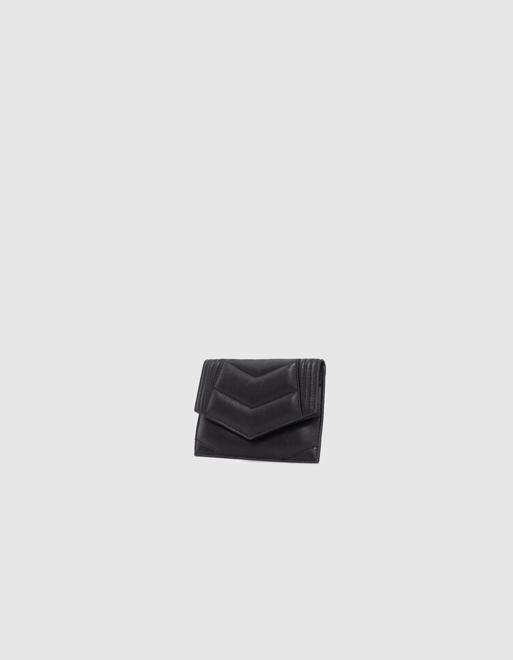 Tarjetero THE 1 TIMELESS negro meduim pocket mujer-5