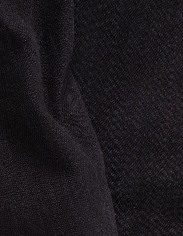 Gerade schwarze Battle-Jeans, Nietendesign für Mädchen-8