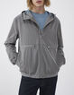 Metaalgrijs nylon jack WATER REPELLENT Heren-5
