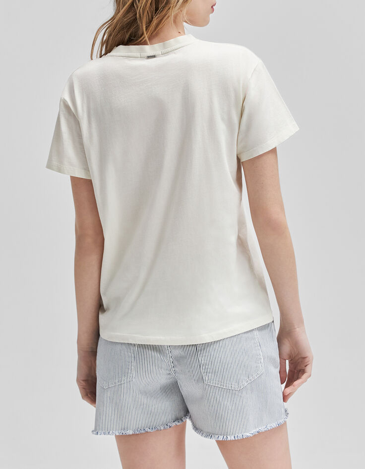 Camiseta blanca algod&oacute;n strass sobre palmeras mujer-3