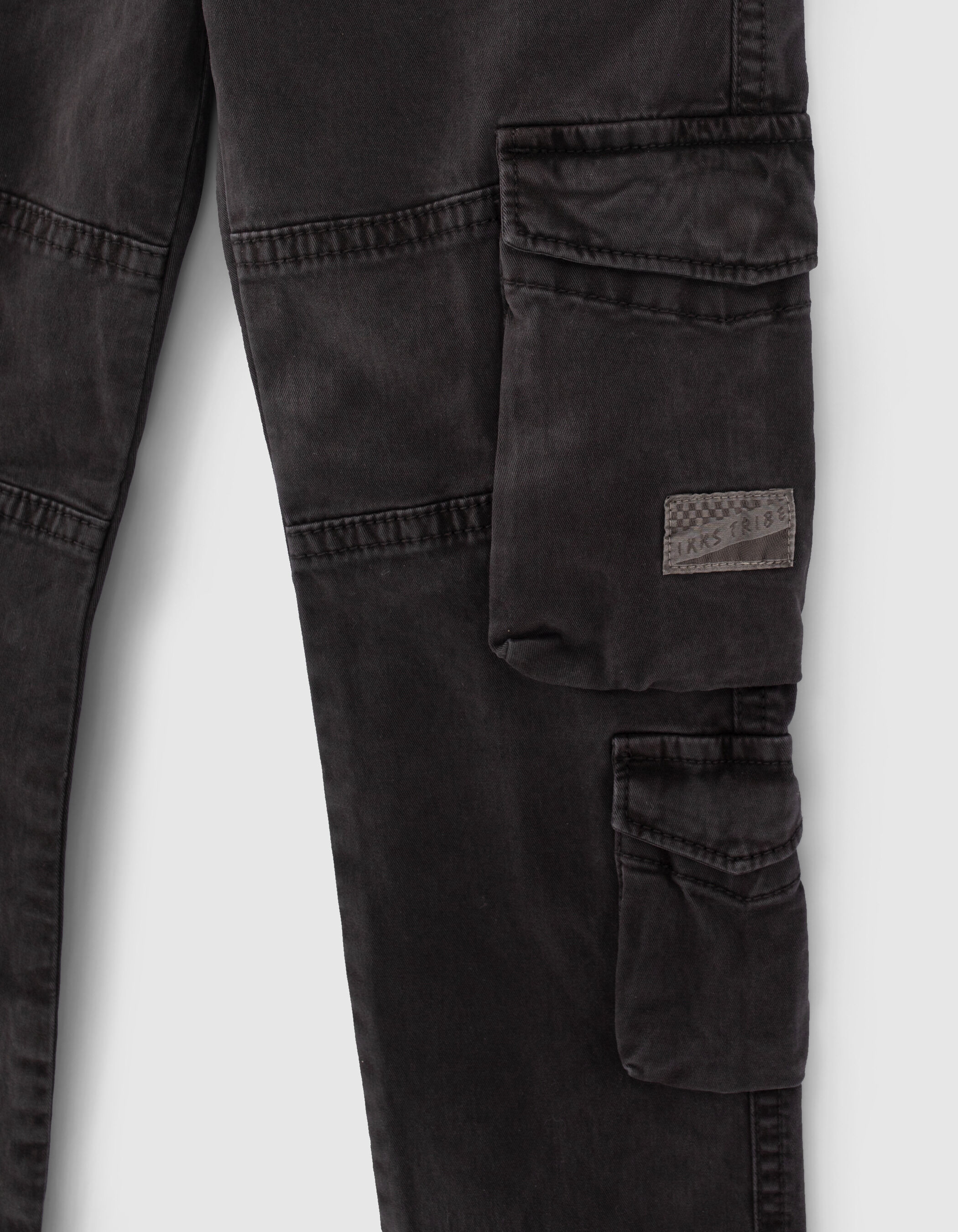 Boys black combat trousers store