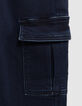 Jean JOGGER bleu forme loose garçon-6
