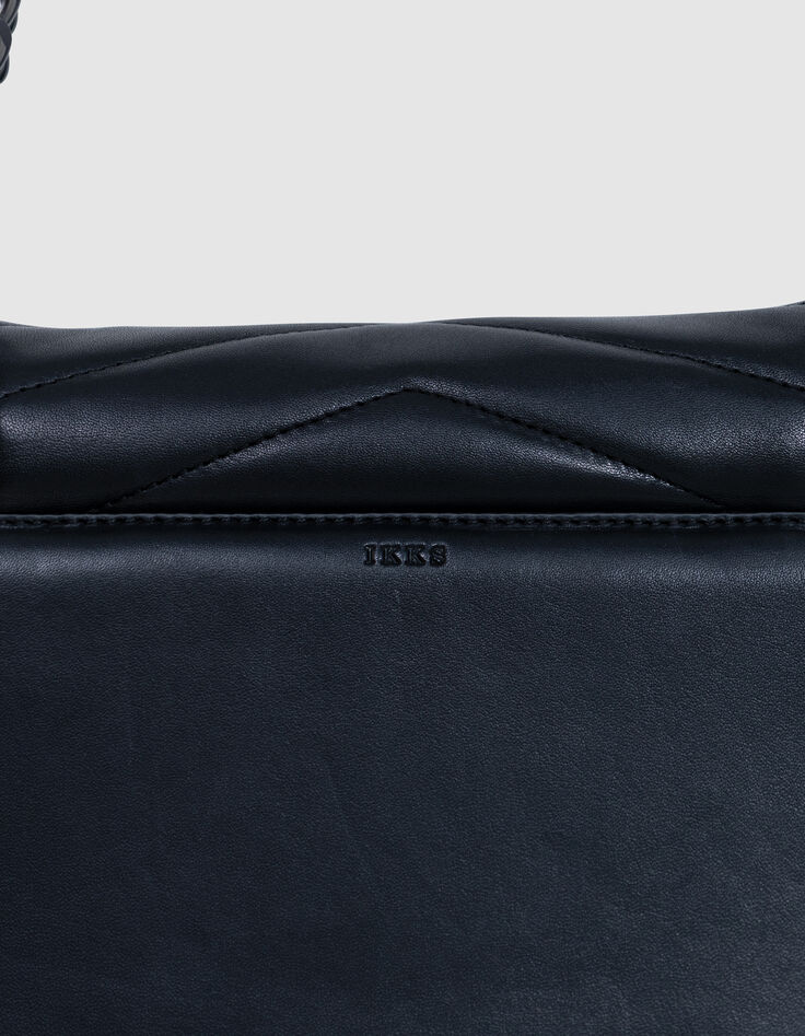 Sac THE 1 Timeless noir cuir matelassé Taille L Femme-6