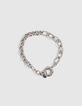Rockige Damenarmband mit Ketten-4