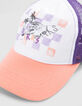 Boys’ orange, white, purple cap with crocodile-6