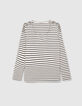 Matrozenshirt lange mouwen parels dames-1