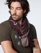 Pañuelo burdeos estilo Hombre de Vitruvio Hombre-5