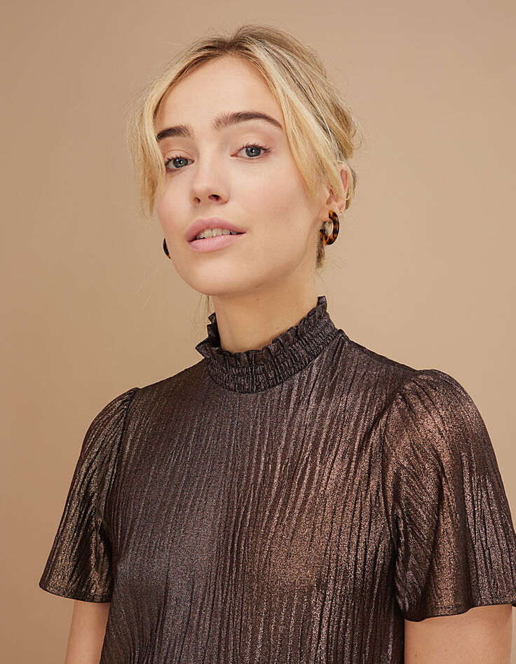 Copper top met gesmokte hals I.Code-1