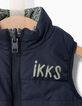 Baby boy reversible gilet -4