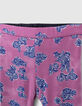 Baby girls' Indian floral/navy reversible leggings-7