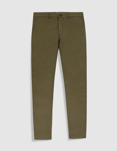 Pantalon chino slim kaki Homme - IKKS