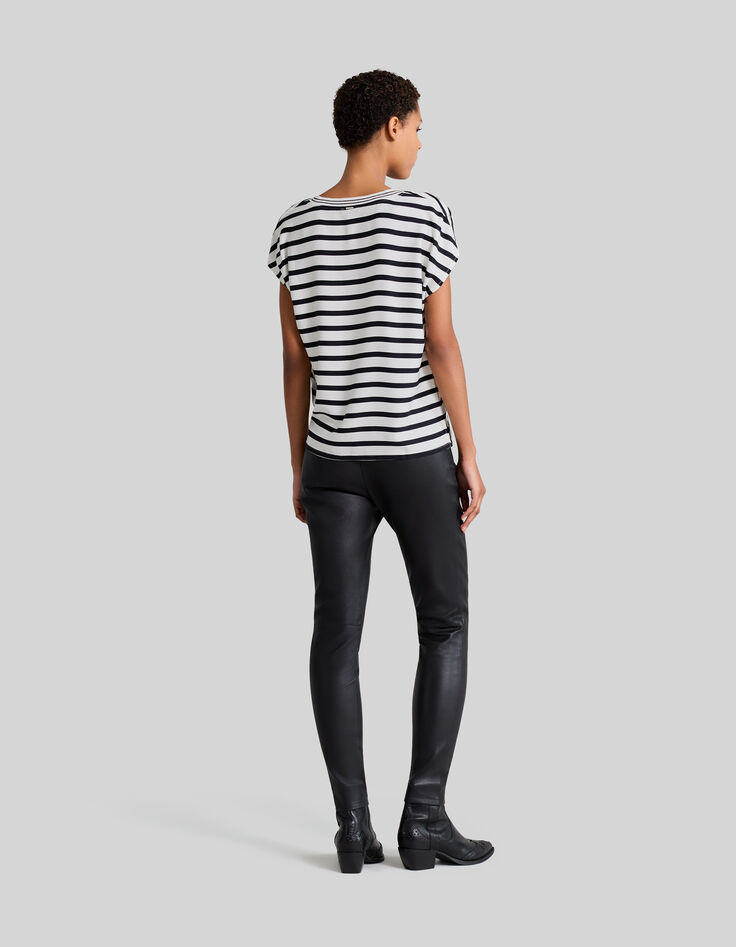 Cremewei&szlig;es Damen-Matrosentop LENZING&trade; ECOVERO&trade; mit Wappen-8