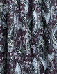 Women's burgundy paisley dress-7