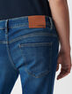 Indigoblaue SLIM-Herrenjeans-4