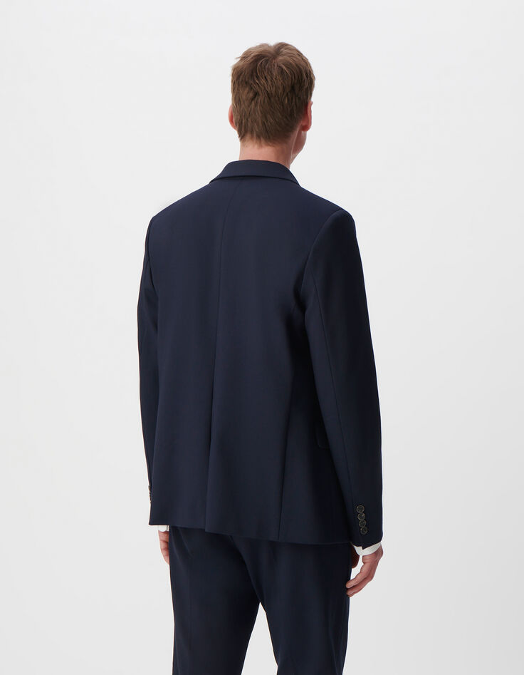 Veste de costume LARGE marine maille Milano Homme-3