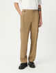 Men’s beige deconstructed cargo trousers-2
