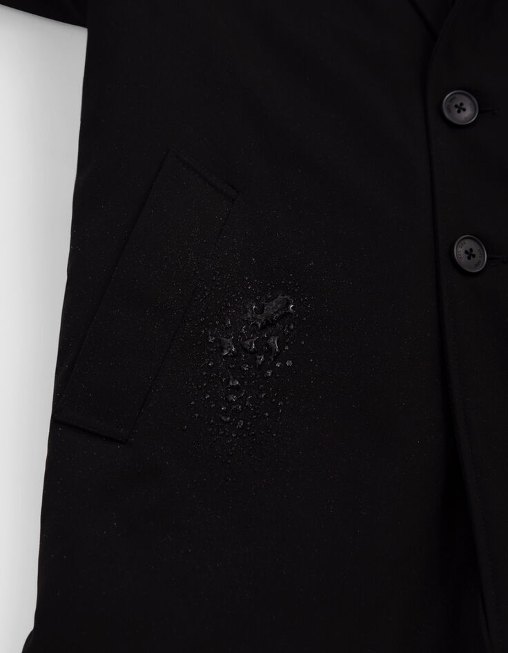 Manteau noir parmenture doudoune garçon-6