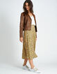 Gelber Midi-Blumenrock I.Code-7
