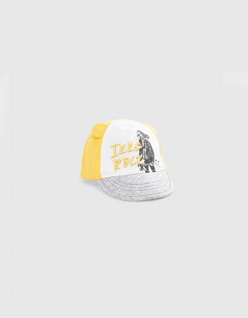 Casquette jaune, blanche, grise brodée bébé garçon - IKKS