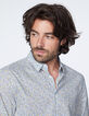 Chemise SLIM blanc cassé tissu Liberty micro-fleurs Homme-4