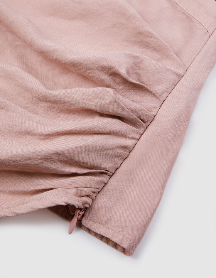 Blusa envolvente de Lyocell&reg; rosa para mujer-7