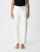 Jean droit blanc 7/8e Anders Femme-3