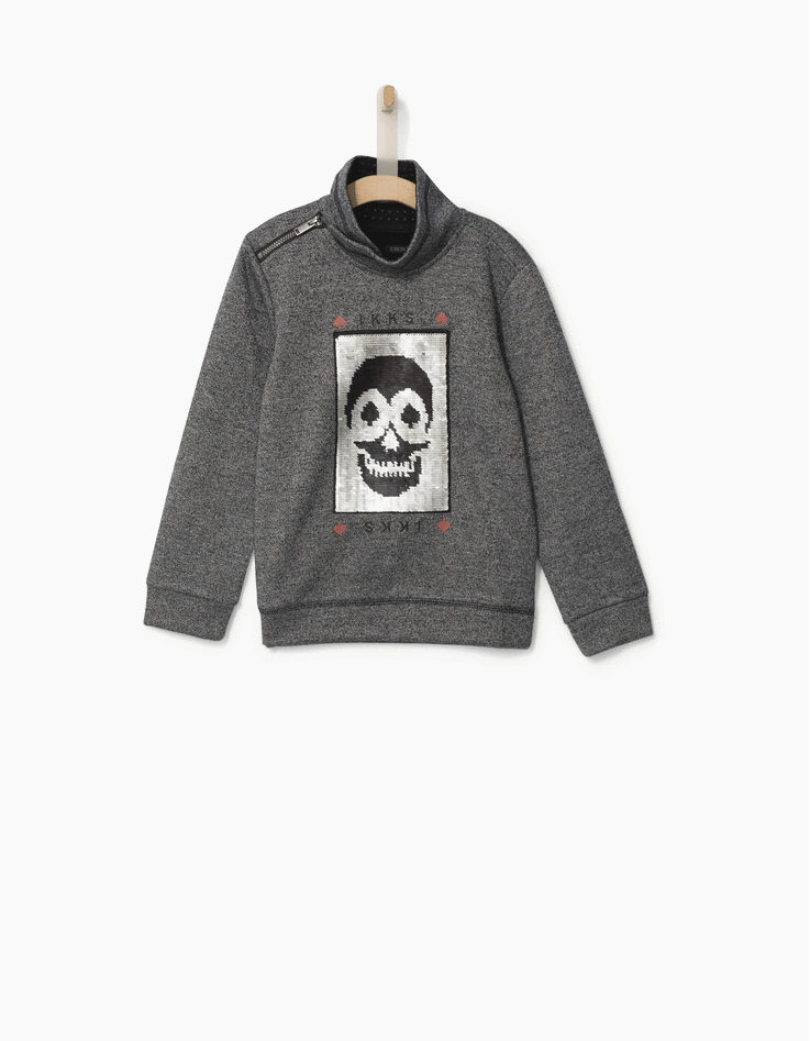 Sudadera lentejuelas niño best sale