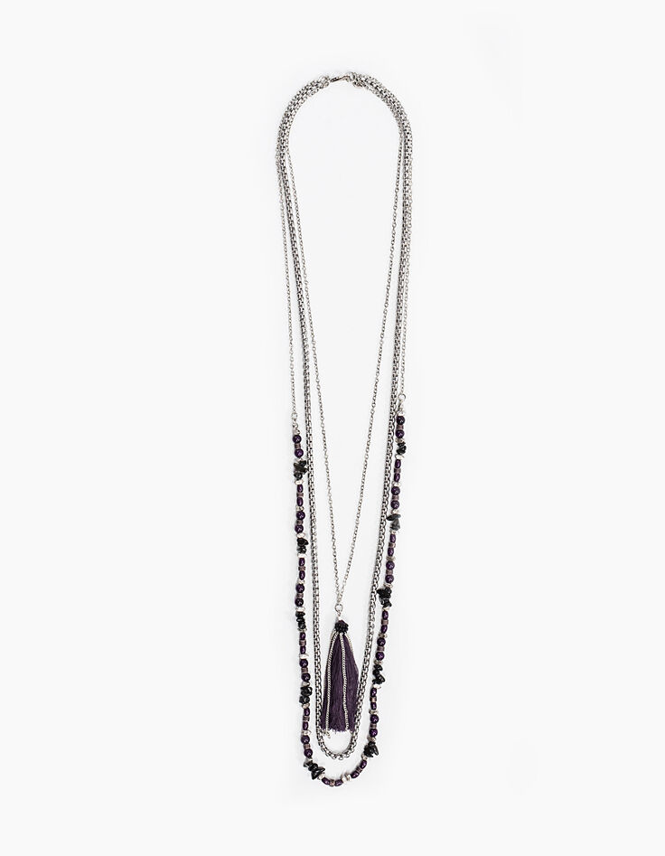 Collar largo múltiple-1