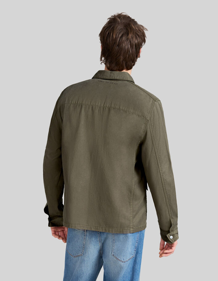 Men’s khaki multi-pocket safari jacket - IKKS
