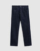 Men’s raw waterless Serge straight jeans-5