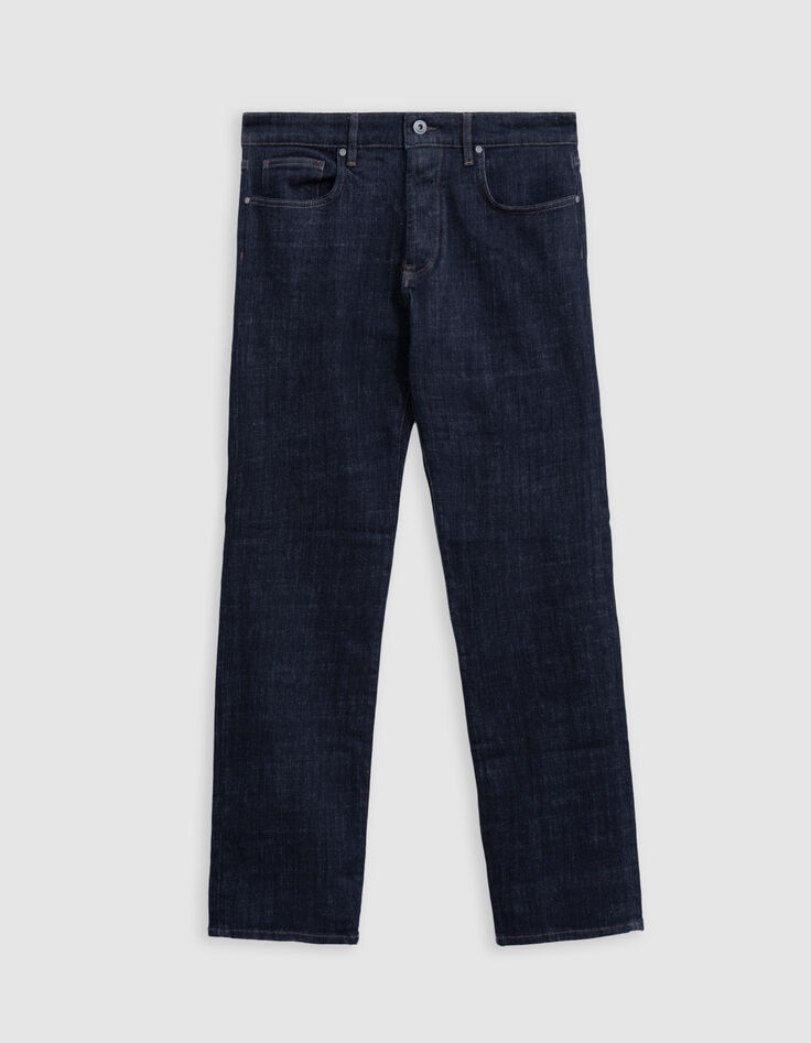 Men’s raw waterless Serge straight jeans-5