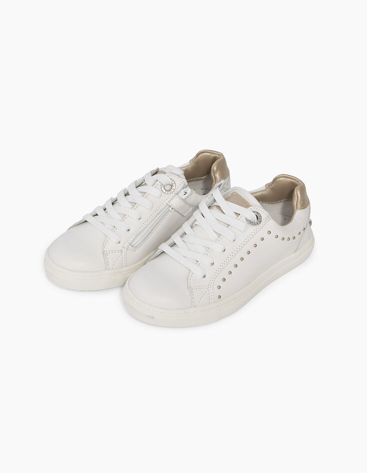 Witte sneakers voor meisjes-3