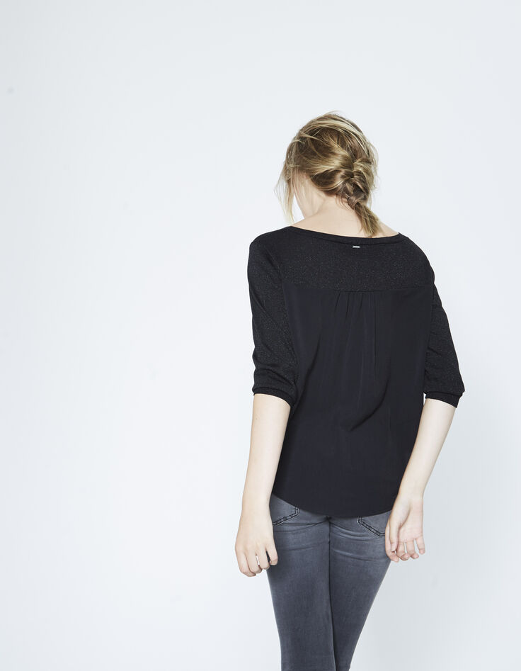Pull bi-matières femme-2