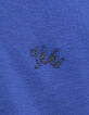 Cardigan-teddy bleu et &eacute;cru maxi broderie dos gar&ccedil;on-5