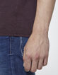 Pruimkleurig heren-T-shirt-4